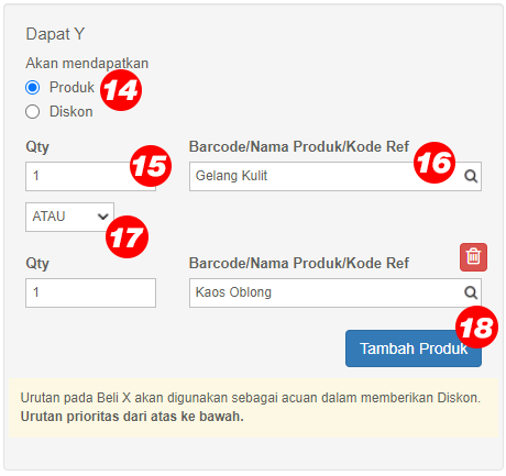 Panel Y - Reward Promo