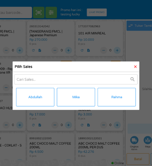 Performa Sales Erzap POS