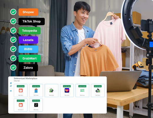Omnichannel Erzap ERP Kelola 7 Marketplace dari Satu Dasbor